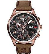 HUGO Analogue Multifunction Quartz Watch for Men with Black Stainless Steel Bracelet - 1530175