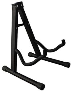 CAIHONG Guitar Stand Folding Universal A frame Stand for All Guitars Acoustic Classic Electric Bass Travel Guitar Stand - Black