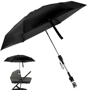Pram Parasol Pram Umbrella Universal Parasol Umbrella UV 50+ Baby and Infant Sun Protection Umbrella Buggy and Pushchair Parasol with Adjustable Sun Shade for Pram