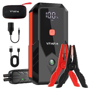 VFMFM 3000A Jump Starter Power Pack - 24000mAH