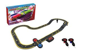 Micro Scalextric Super Speed Race Set - Lamborghini vs Porsche - Battery Powered Set. Micro