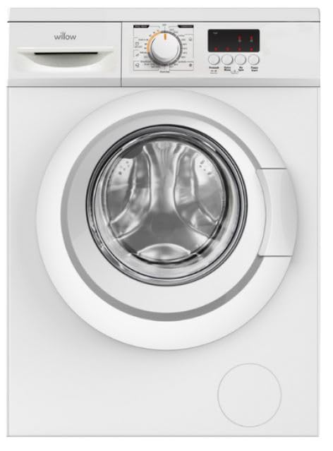 Willow WWM712W 7kg 1200 Spin Washing Machine 23 Washing Programs Child Lock Delay Function Energy Rating D            [Energy Class D]