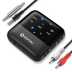 SONRU Bluetooth 5.2 Transmitter Receiver 2 in 1