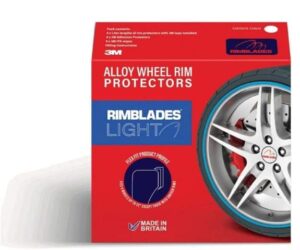 Rimblades Light Alloy Wheel Rim Protectors - DELUXE KIT (9 Colours Available) (Black)