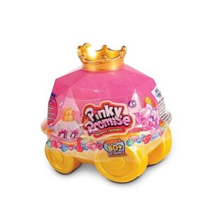 BANDAI TH00002 Pinky Promise Royal Carriage Set Blind Box Contains 3 Collectable Gemmy Friends and 2 Hair Clips Mix and Match Gems and Girls Jewellery for Customisable Wearable Fu
