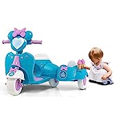 GYMAX Kids Electric Motorbike, 12V Licensed BMW Ride on Police Motorcycle with 2 Training Wheels,...