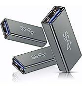 Basesailor USB C Male to USB 3.0 Female Adapter 3Pack,Thunderbolt 3 Type C OTG Converter for MacB...