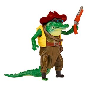 Teenage Mutant Ninja Turtles 83294CO Mutant Mayhem 4.5-Inch Leatherhead Basic Action Figure. Ideal Present for Boys 4 to 7 Years and TMNT Fans
