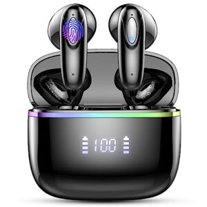 Wireless Earbuds Bluetooth 5.3 Wireless Headphones in Ear with 14.2mm Drivers Stereo