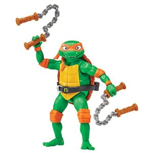 Teenage Mutant Ninja Turtles 83283CO Michaelangelo Mutant Mayhem 4.25-Inch Michelangelo Basic Action Figure. Ideal Present for Boys 4 to 7 Years and TMNT Fans