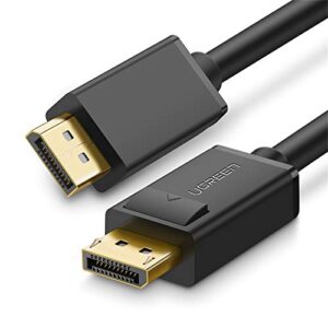 UGREEN Displayport Cable HD 4K DisplayPort to DisplayPort Cable DP 1.2 V Audio Video Adapter Cable Supports HDTV