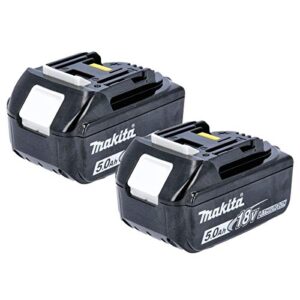 Makita Genuine BL1850B 18V 5.0Ah Battery Twin Pack for Makita DJR183Z