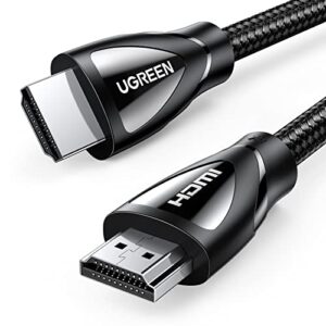 UGREEN HDMI 2.1 Cable 8K@60Hz 4K@240Hz 144Hz 120Hz 48Gbps Ultra High Speed Lead eARC Dolby Vision HDR UHD HDCP 2.3 2.2 Compatible with PS5 PS4 Xbox Series X S TV Soundbar Laptop DVD Player Monitor(2M)