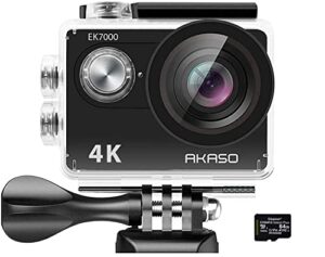 AKASO EK7000 4K Action Camera with 64GB microSDXC Memory Card