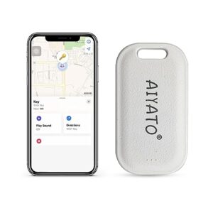 Item Tracker Mini Key Finder Works with the Apple Find My App (only for iOS) Small Item Finder Locator for Finding Your Keys