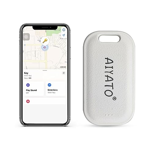 Item Tracker Mini Key Finder Works with the Apple Find My App (only for iOS) Small Item Finder Locator for Finding Your Keys