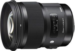 Sigma 311101 50mm F1.4 DG HSM Art Lens for Canon