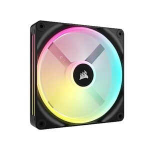 Corsair iCUE LINK QX140 RGB 140mm Magnetic Dome RGB Single Fan - Black