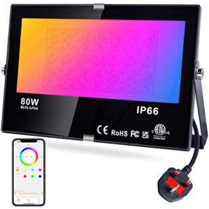 DUSKTEC LED RGB Floodlight Outdoor 80W