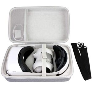 co2CREA Storage Carry Travel Case for Oculus Meta Quest/Quest 2 /PICO 4 All-in-one VR Gaming Headset and Quest 2 Elite Strap (Case only