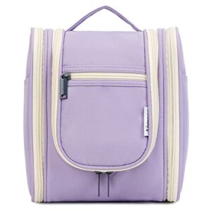 Travel Hanging Toiletry Wash Bag Makeup Cosmetic Organizer for Women (Purple (Medium))