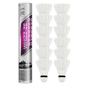 BAIHUALIN Whizz ZE-3 Goose Feather Shuttlecocks Badminton Shuttles