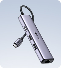 USB C HUB with Ethernet Adapter