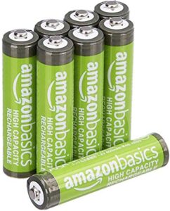 Amazon Basics AAA High-Capacity 850mAh NiMH Rechargeable Batteries (Triple A)