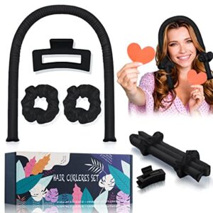 High Resilience Sponge Heatless Curling Rod Headband