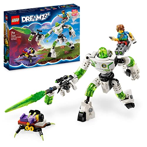 LEGO 71454 DREAMZzz Mateo and Z-Blob the Robot Toy Set with Robot Figure plus Jayden & Mateo Minifigures