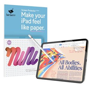 BERSEM 2-Pack Paper Screen Protector Compatible with iPad 10th Generation 10.9 inch (2022)