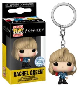 Funko POP! Keychain: Friends - 80's Hair Rachel Green - Collectable Vinyl Mini Figure Novelty Keyring - Stocking Filler - Gift Idea - Official Merchandise - TV Fans - Minifigure