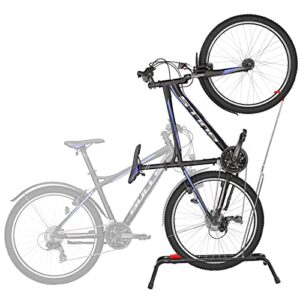 CUCESH Vertical Bicycle Stand Freestanding Upright Bike Floor Stand & Rack for Garage Storage Space Saving Indoor for 20-27“ Bikes