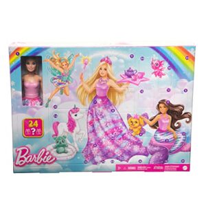 Barbie Dreamtopia Doll and Advent Calendar with 24 Surprises like Fairytale Accessories