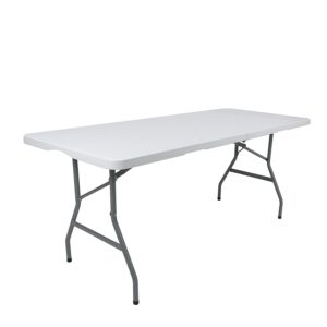 Royalford 6ft Heavy Duty Folding Table - Portable & Compact Foldable Table - Ideal Folding Table for Picnic