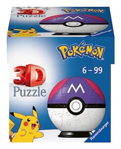 Ravensburger 11564 Pokemon Master Ball 3D Jigsaw Puzzle for Kids and Adults Age 6 Years Up-54 Pieces-No Glue Required