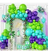 FEYG Pastel Balloon Arch Kit, Macaron Balloon Garland Kit with Sage Green Pink Blue Yellow Orange...