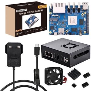 GeeekPi Orange Pi 5 Plus 16GB LPDDR4/4x Rockchip RK3588 8-Core 64-Bit Single Board Computer with eMMC Socket