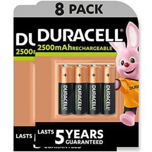 Duracell Rechargeable AA 2500 mAh Batteries ideal for Xbox controller