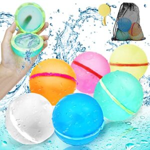 6 Pcs Reusable Water Balloons