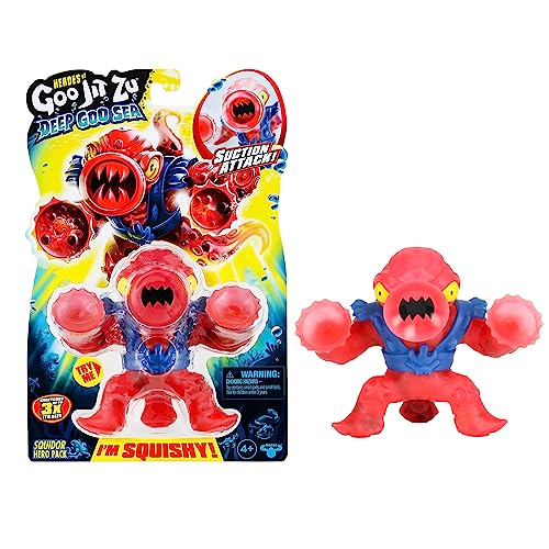 Heroes of Goo Jit Zu Deep Goo Sea Squidor Hero Pack. Super Squishy