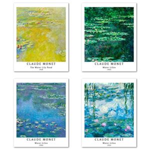 Wall Art Unframed Prints Giclee Art Paper Set of 4