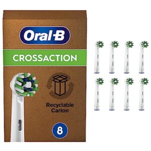 Oral-B Cross Action Electric Toothbrush Head with CleanMaximiser Technology