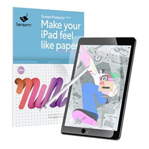BERSEM 2-Pack Paper Screen Protector Compatible with iPad (10.2-Inch
