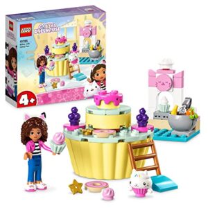 LEGO 10785 Gabby's Dollhouse Bakey with Cakey Fun Toy with Gabby and Cakey Cat Figures