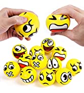 Ainiv Poo Slingshot Toy Small Yellow People, 12 Small People Poo and 3 Slingshots, Finger Shootin...