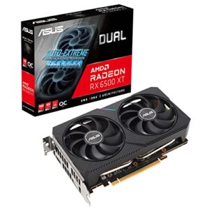 ASUS Dual AMD Radeon RX 6500 XT OC Edition 4GB GDDR6 Gaming Graphics Card (AMD RDNA 2