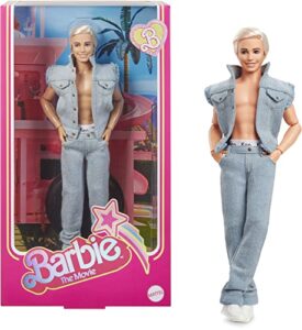 ​Barbie The Movie Collectible Ken Doll Wearing All-Denim Matching Set with Original Ken Signature Underwear