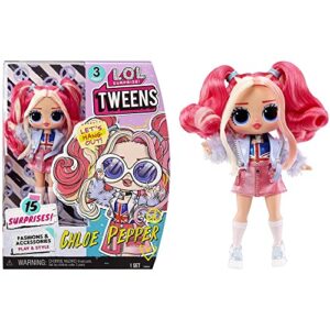 LOL Surprise Tweens Series 3 Fashion Dolls - CHLOE PEPPER- 6-Inch/15 cm Doll Playset with 15 Surprises Fierce Fashions and Accessories