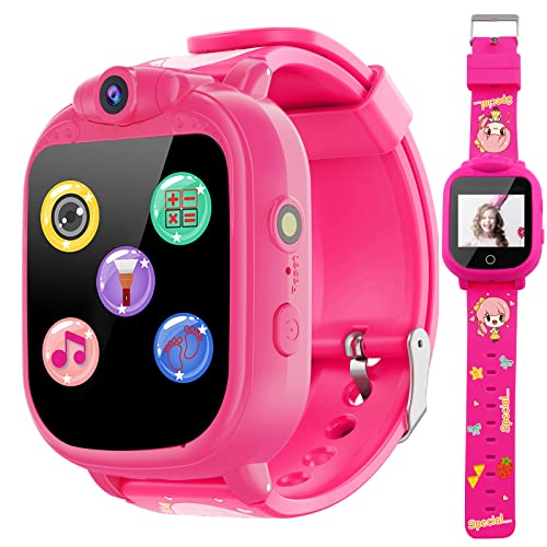 PROGRACE Kids Smart Watches Girls Gifts - Child Watch With 1.54Inch Touch Screen